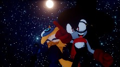 Zendir and Whisper in the galaxy scene | Background