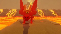 The Volcano boss (puppet) (level 5)