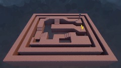 3D labyrinth with gravity controlled puppet - Level 2