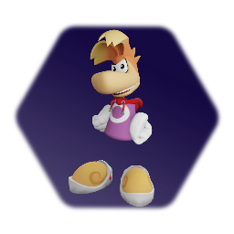 <clue> Rayman Rig Model with Eye Expression