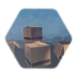 Realistic Cardboard Boxes