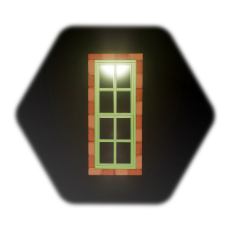 Opaque Brick-Framed Window