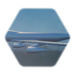 Background aircraft pieces