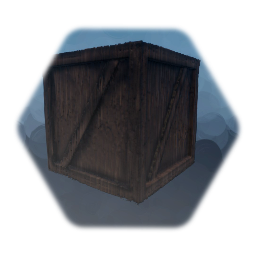 Old Worn Wooden Crate