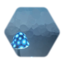 Blue GlowingMushroom Cluster
