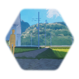 Japanese country side in summer (α ver.)