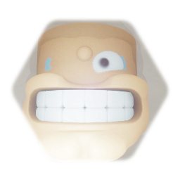Every copy of Mardugsio 64 is Patdsrsonalized. Wario head