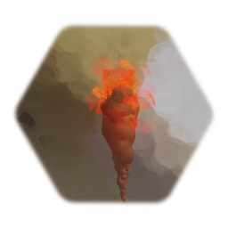 Flame log