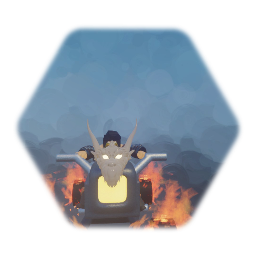 Scorpion on a Motorcycle Mortal Kombat X (Old)