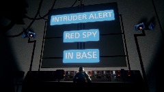 a red spy is in the base