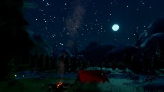 Late Night Camp Site