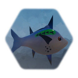 Realistic Fish Head