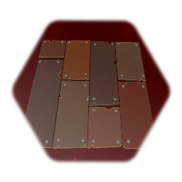 Canyon set: nailed planks tile