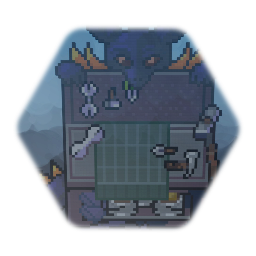 Pixel Art Monster Crafting Table