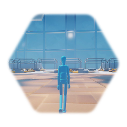 Maqueta de zona recreativa del grán centro de W-Y-S