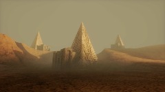 Nubian Pyramids (Artistic Impression)