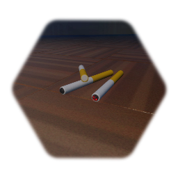 Cigarette lit and unlit