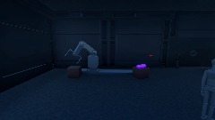 Robotic arm physical object transport concept