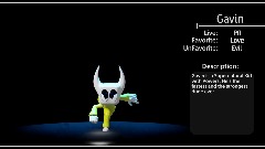 Character Information - Gavin
