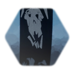 Physical painted orc banner